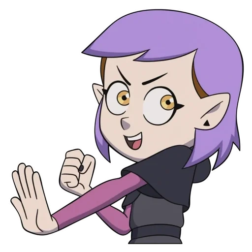 anime, amity blight, amity blight purple hair icon