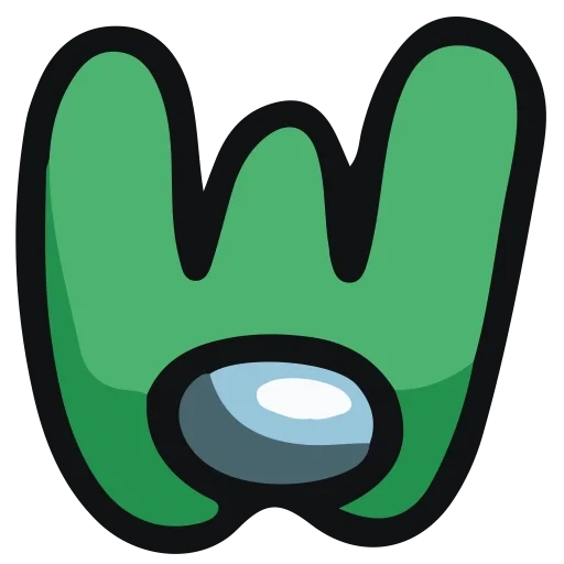 logo, ténèbres, paumes vertes, lettre mm flashcard, deux doigts en vert