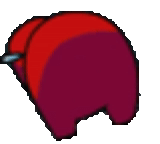 bow, circular, animation, dance sus, android game red helmet icon