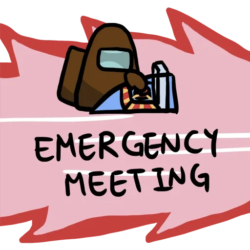 стикеры телеграм, among us emergency meeting, амонг ас emergency meeting, стикеры among us, стикеры