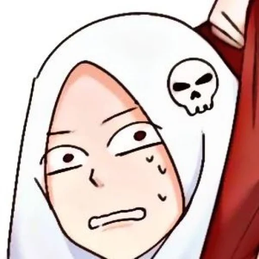 anime, cara de anime, anime de hijab, chica anime, personajes de anime