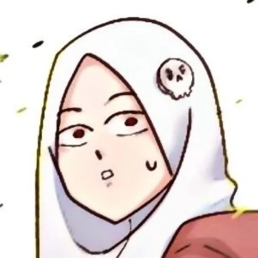 anime, anime hijab, fille animée, madloki arisan, personnages d'anime