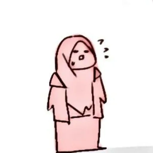 jilbab, gadis, gadis, muslim, anime jilbab guru