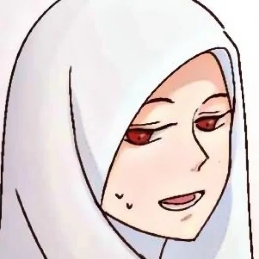 anime, gadis, hijab anime, hijab anime, anime girl