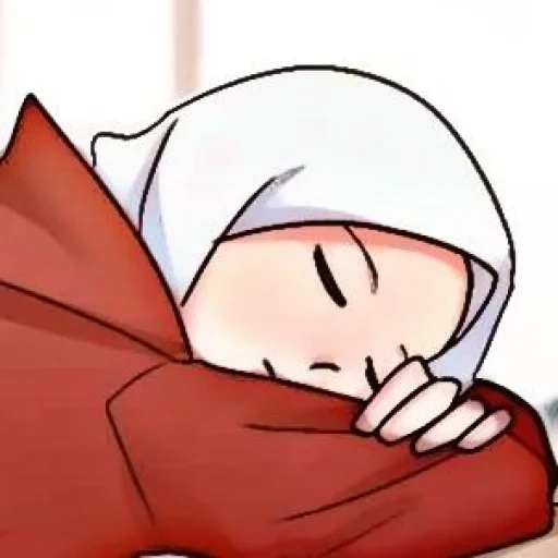 pés, animação de capa, mulheres muçulmanas anime