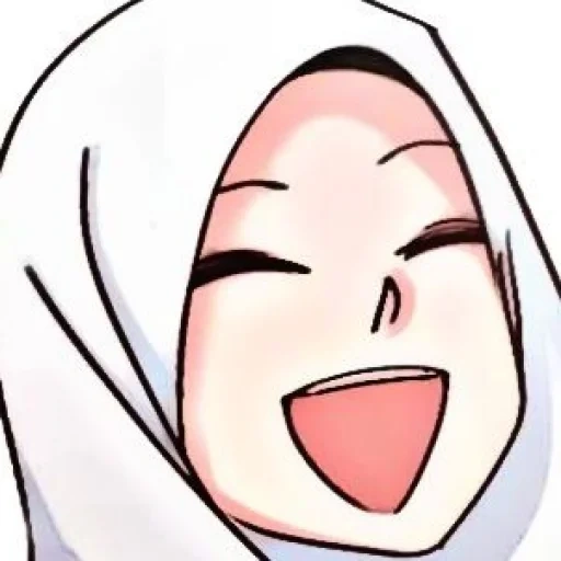 anime, art anime, anime hijab, anime hijab, illustrations animées