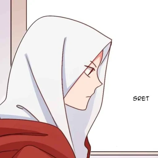 anime, art de l'anime, motifs d'anime, personnages manhua, sakura hijab anime