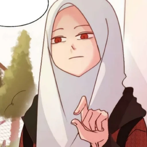 anime, anime, anime dei cartoni animati, madloki arisan, sakura hijab anime