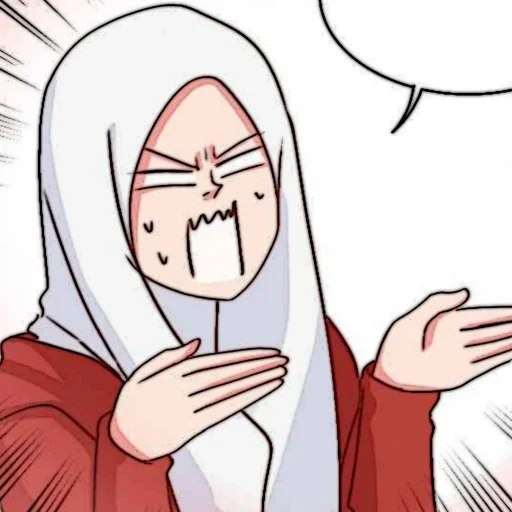 anime, аниме, anime muslim, сакура хиджаб аниме, hijabi cartoon hent4i