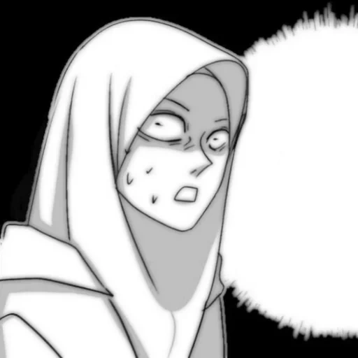 anime, manga, anime art, comics hijabe, alex mercer anime emotions