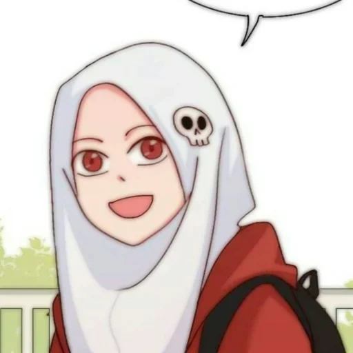 аниме, девушка, аниме арты, anime muslim, madloki arisan