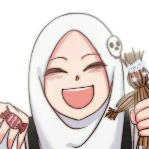 anime, profile, young woman, wattpad, sakura hijab anime