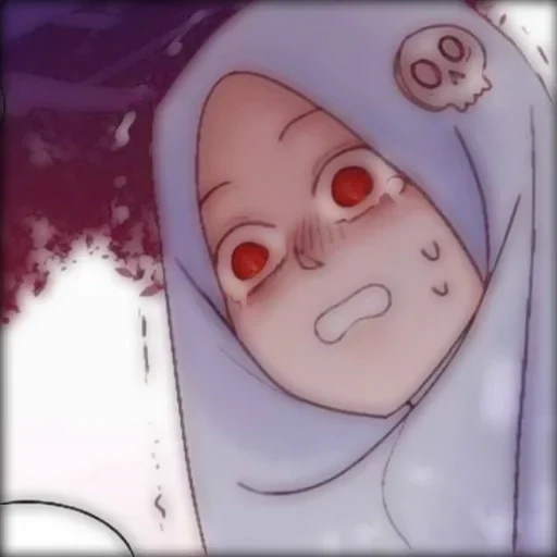 anime, anime, anime de tête d'hijab, anime girl, anime musulman
