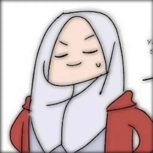 la ragazza, le persone, anime hijab, anime girl