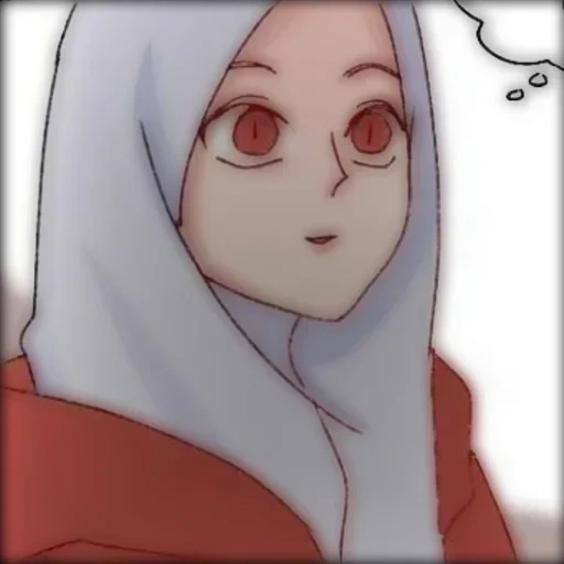 anime, linda anime, anime hijab, menina anime, personagens de anime