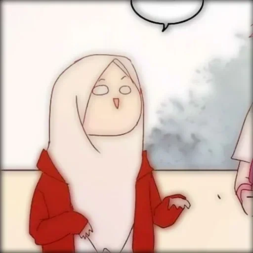 anime, mèmes d'anime, anime de tête d'hijab, anime girl, anime girl