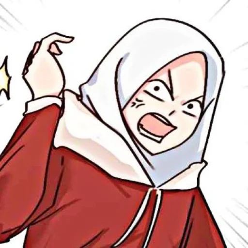 anime, anime, seni animasi, anime muslim, anime jilbab