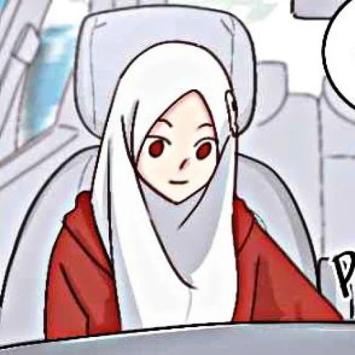 arte de anime, linda anime, anime hijab, menina anime, personagens de anime