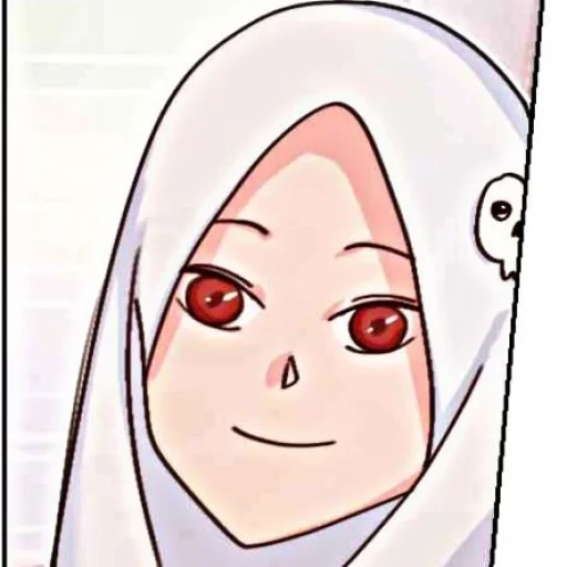 anime, anime de hijab, anime lindo, anime de hijab, personajes de anime