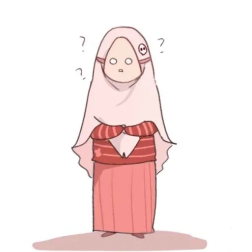 jeune femme, musulman, musulman, art musulman maman, hijab musulman