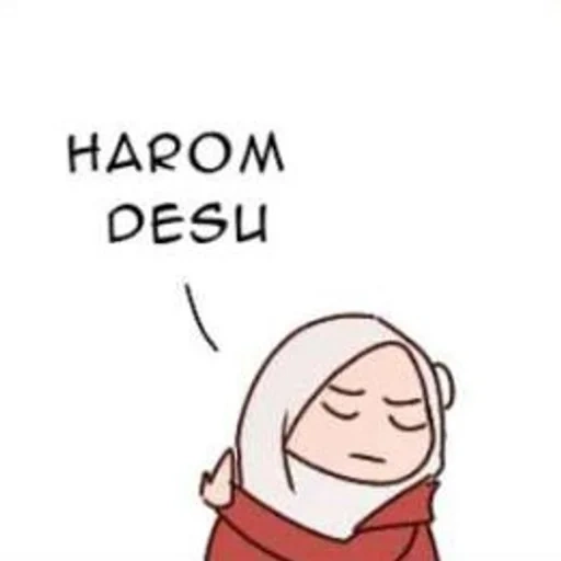 anime, manhua, the girl, anime muslim, cartoon anime