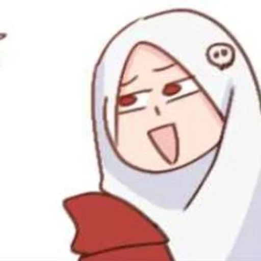 anime, anime, humain, anime manga, sakura hijab anime