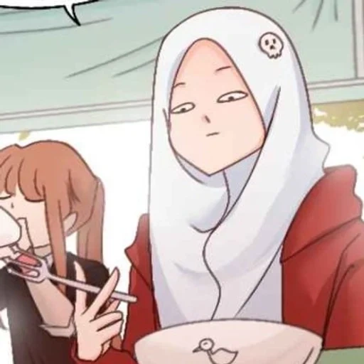 anime, anime, orang, anime muslim, karakter anime