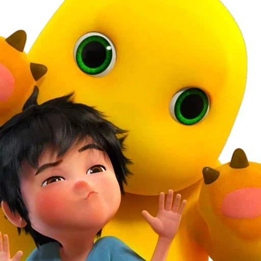 игрушка, мессенджер, my brother, my boyfriend, cute chubby yellow dino and me 4 complete edition