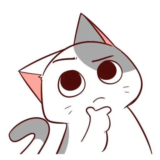 seal, anime kucing lucu, anime kucing berwarna-warni