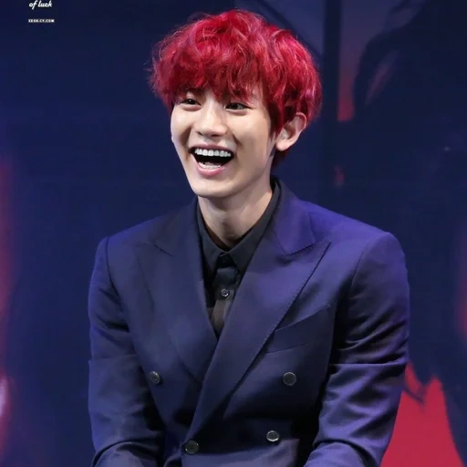 pak chanyeol, chanyeol exo, baekhyun exo, kisa vorobyaninov, rambut merah chanel