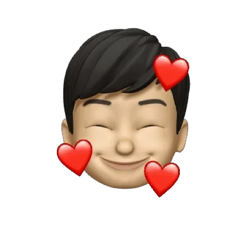 emoji, asian, cute emoji, iphone emoticon, memoji mädchen und junge