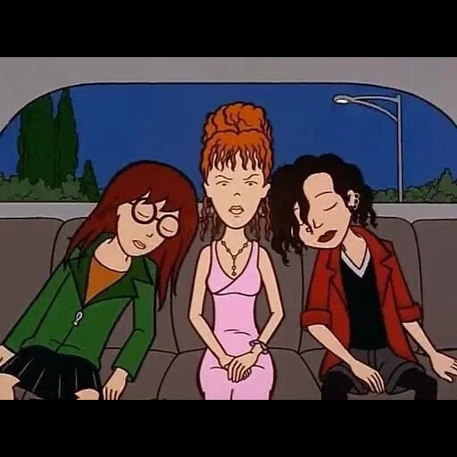 daria, daria morgandorf, seri animasi daria trent, seri animasi daria scarlett, trent lane daria morgan dover