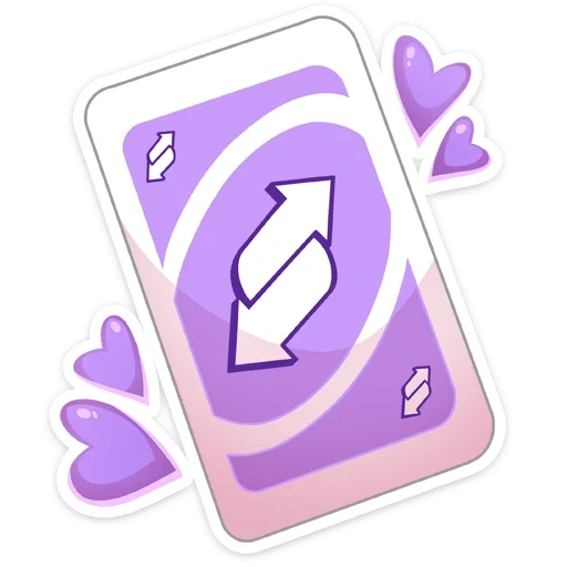 kard uno, uno reverse card, uno-ka pink, kartu berbentuk hati, uno reverse card pink
