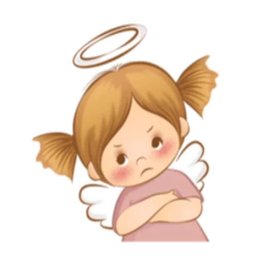 criança, anjo, padrão de anjo, anjo dos desenhos animados, padrão de anjinho