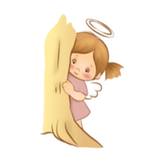 niños, pequeño ángel, patrón de ángel, ángel de dibujos animados, angel caricatura