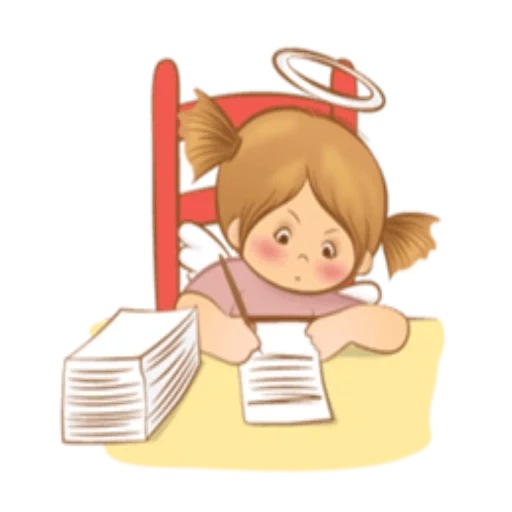 notebook, para as crianças, leitura infantil, leitura infantil, ilustração de lição de casa