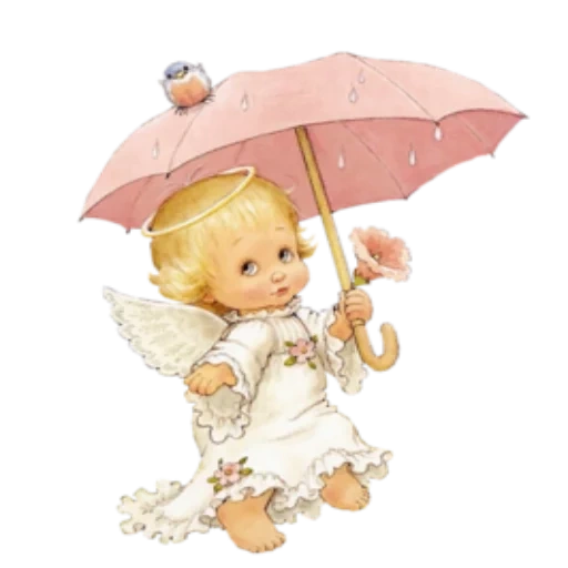 piccolo angelo, klipath angel, angel baby, piccolo angelo con pinza, sfondo trasparente con piedini angelici