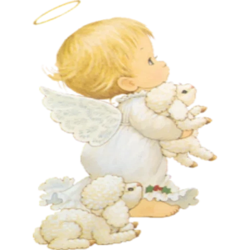 angel ruth morehead, postkarten von engeln, der engel der taufe, the cherub, ruth morehead angels