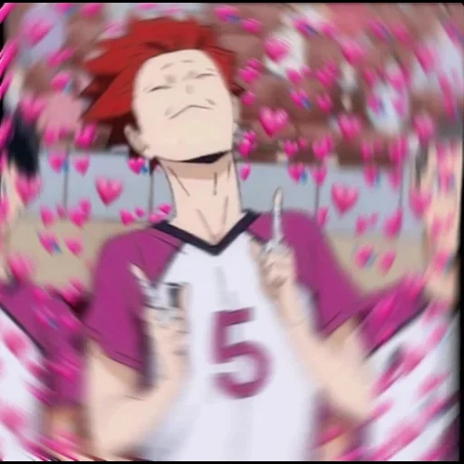 haikyuu, voleibol de anime, satori tendo 2018, anime de personajes de voleibol, voleibol de anime shiratorizava satori