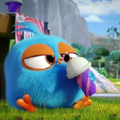 angry birds, angry birds blues, cartoon angry birds blues, angry birds blue mobile peinture série, angry birds blue mobile peinture série de photos