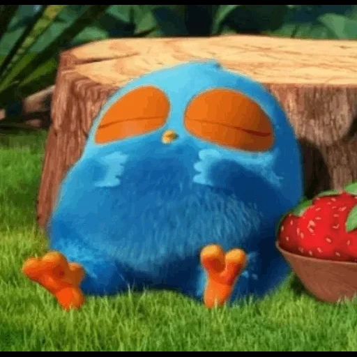 angry birds, angry birds blues hatch off, cartoon angry birds blues, angry birds blue transmission gemälde serie, angry birds blue mobility painting serie stills