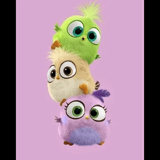 angry birds, film angry birds, cartone animato di pollo, carta da parati mobile cartoon, chicken hatchling angry birds