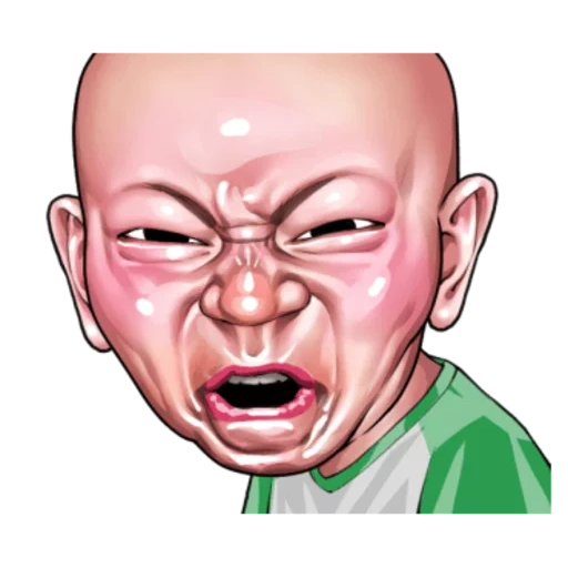 angry face, mask's face, evil chinese, angry face dataset, funny baby drawing angry