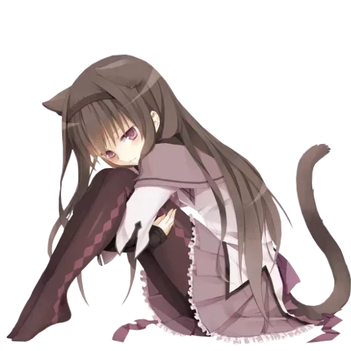 homura, día médico, gato de animación, hogar pueblo ake mei hijo, home village ren mei