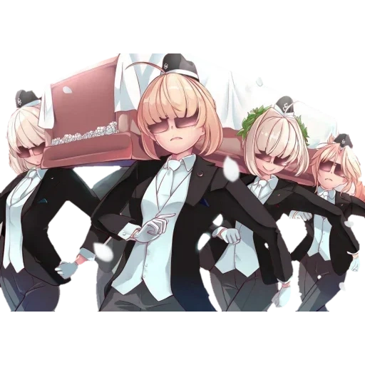 coffin dance, danseurs coffin, fate/apocrypha, personnages d'anime, fate/grand order