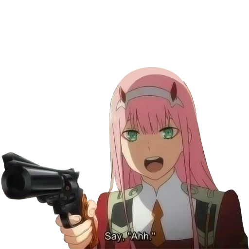 franxx, zero two, zero two 002, quest pistols, darling in the franxx zero two