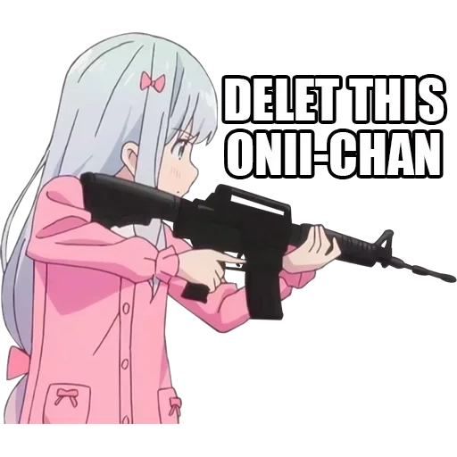 anime, animemes, anime ideas, anime pistol, anime characters