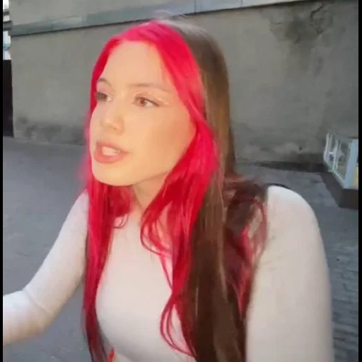 young woman, human, red hair, man girl