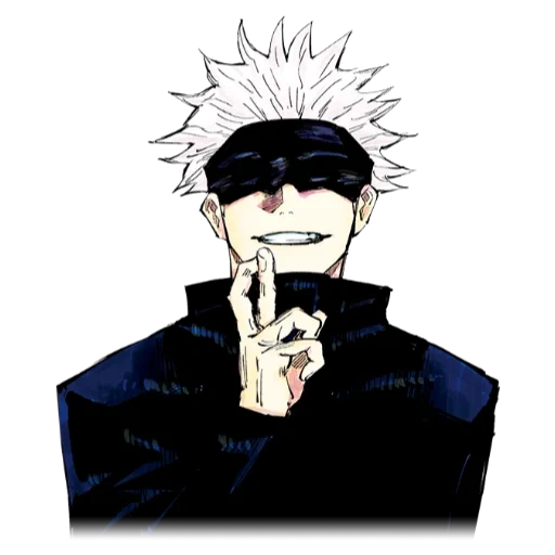 anime, jujutsu, сатуро годжо, satoru gojou, jujutsu kaisen