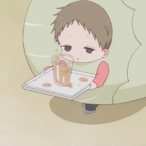 imagen, personajes de anime, bebé de anime kotaro, anime lindos dibujos, gakuen babysitters kotaro